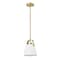 Z-Lite Z-Studio Pendant, 1-Light, 8 In.W x 9.5 In.H, Heritage Brass/Ivory 743P8-HBR - alternate 5